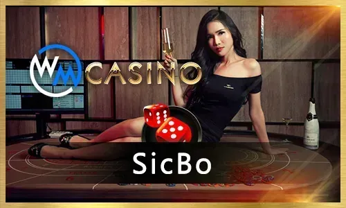 Live casino dealer at a table